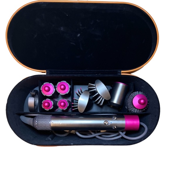 Dyson Other - EUC Dyson Air Wrap Styler Complete - Attachments & Case - Curling Smoothing Tool